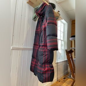 BANANA REPUBLIC down long coat (with shoulder straps)